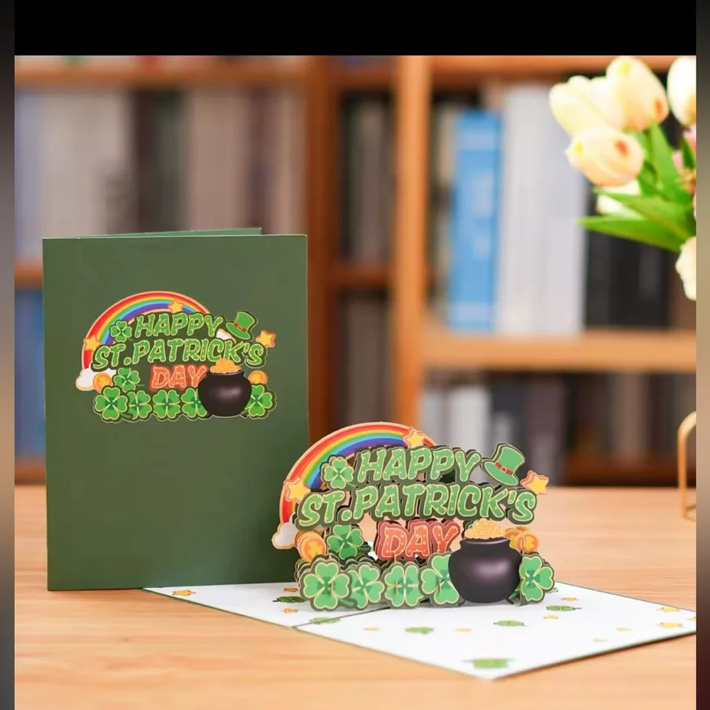 $5 St. Patrick's Day Pop-Up Card New. $5 WHEN BUNDLED WITH 3 OR MORE ITEMS